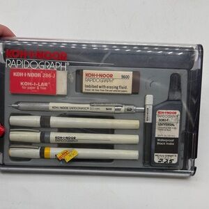 Koh-I-Noor Rapidograph Pen Pencil Set Made in Germany